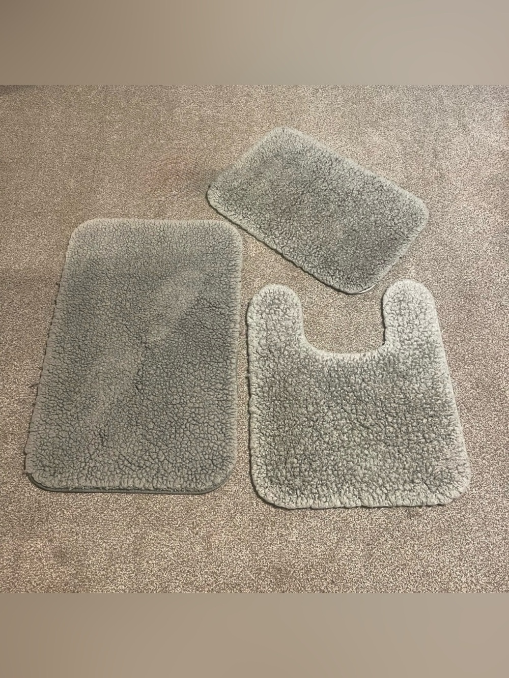 Bath rug set- 3 piece